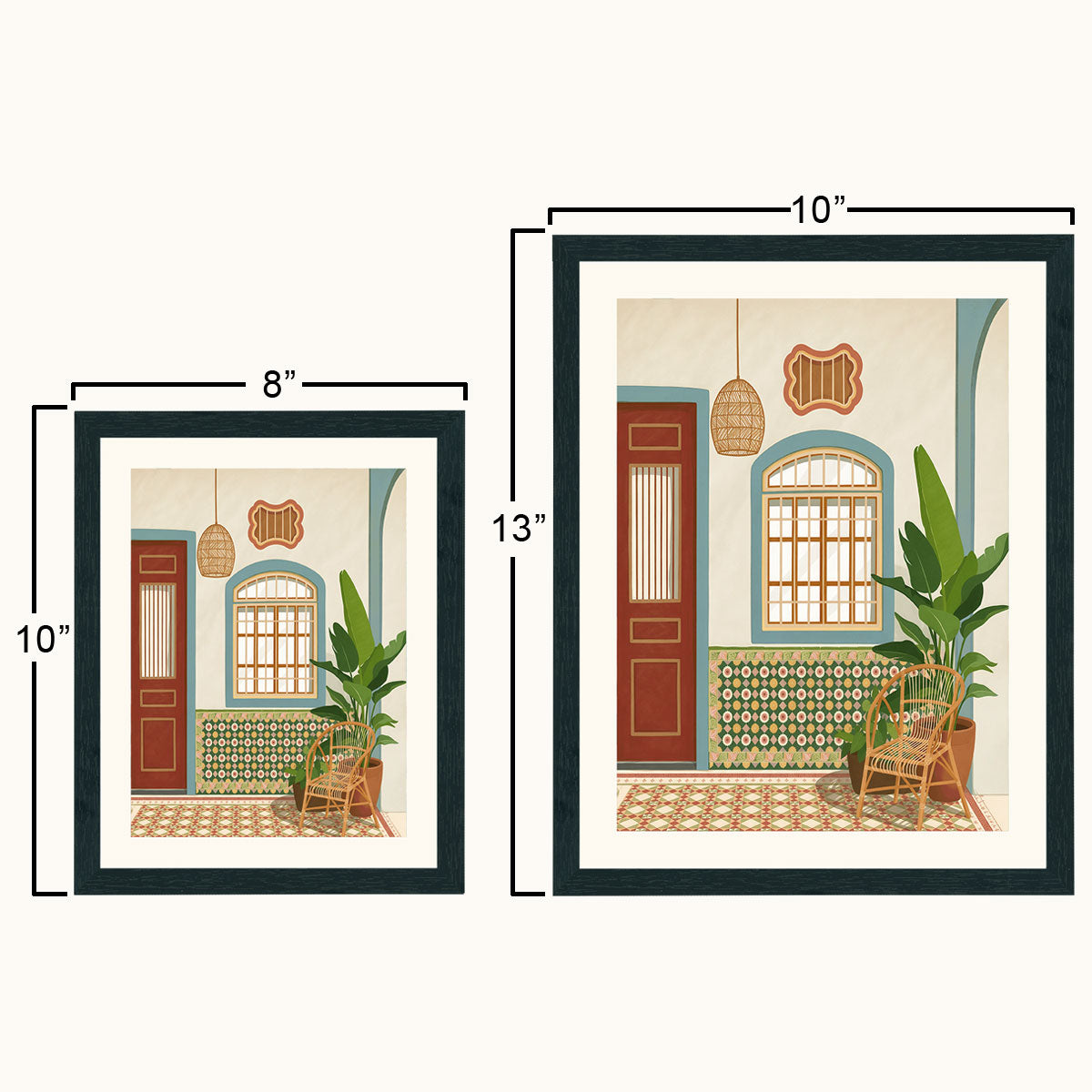Indian Verandah wall art