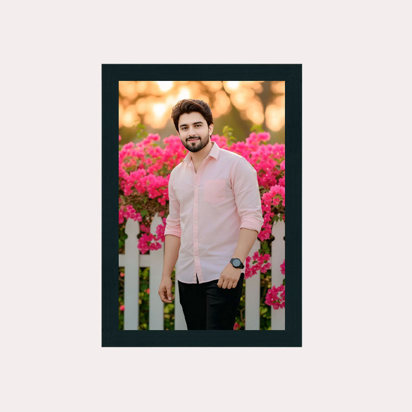 Black Slate Customized Photo Frame