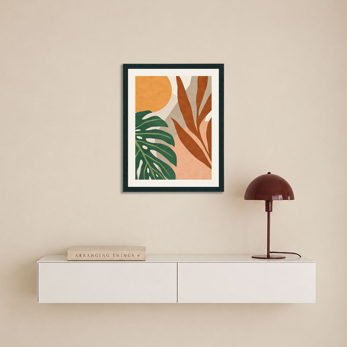 Boho tropical wall art