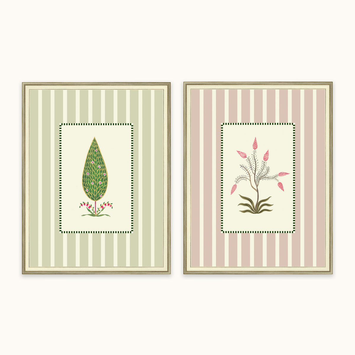Indian Botanical Duo Wall art frame