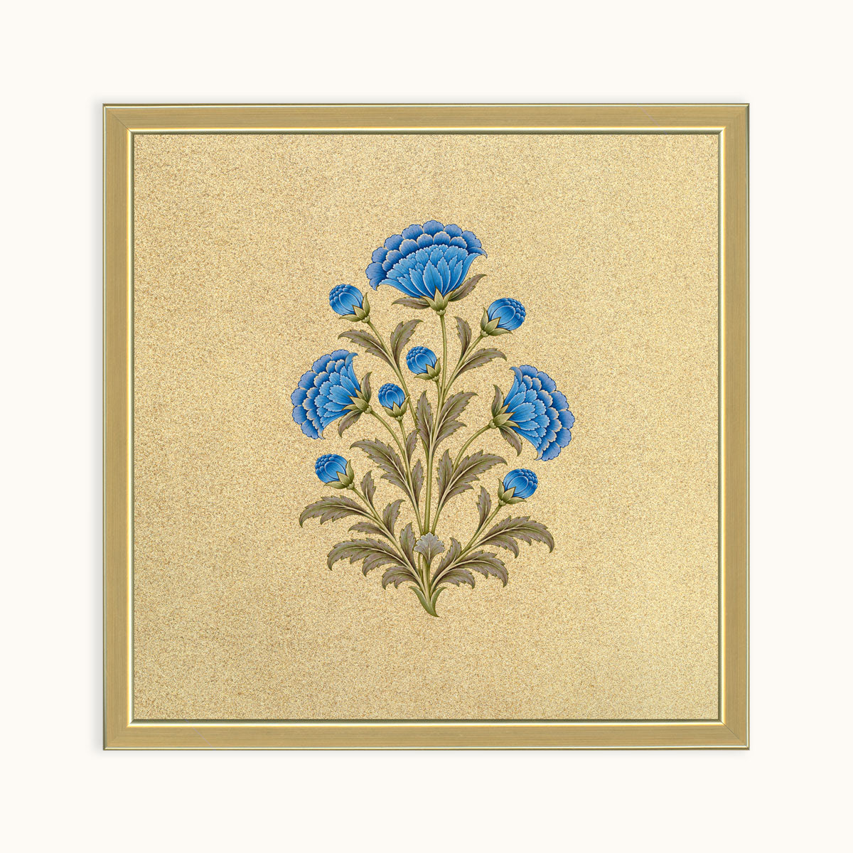 Azure Bloom – Floral Wall Art
