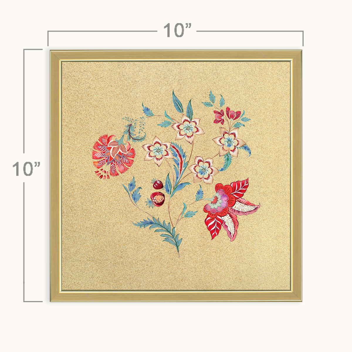 Scarlet Bloom – Traditional Floral Wall Art
