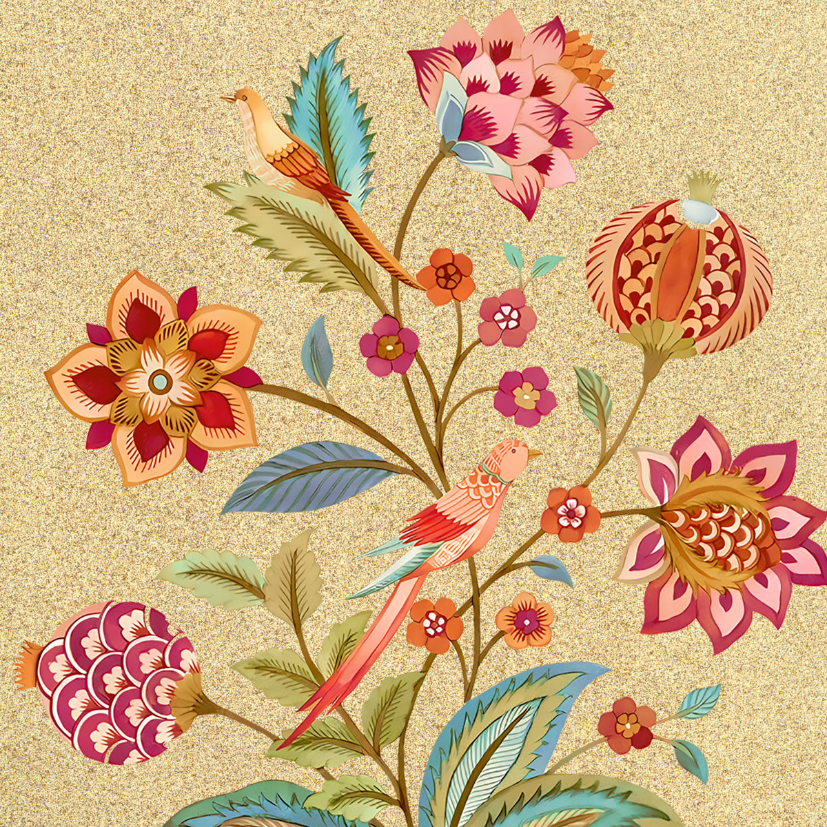 Rangrez – Traditional Floral Wall Art