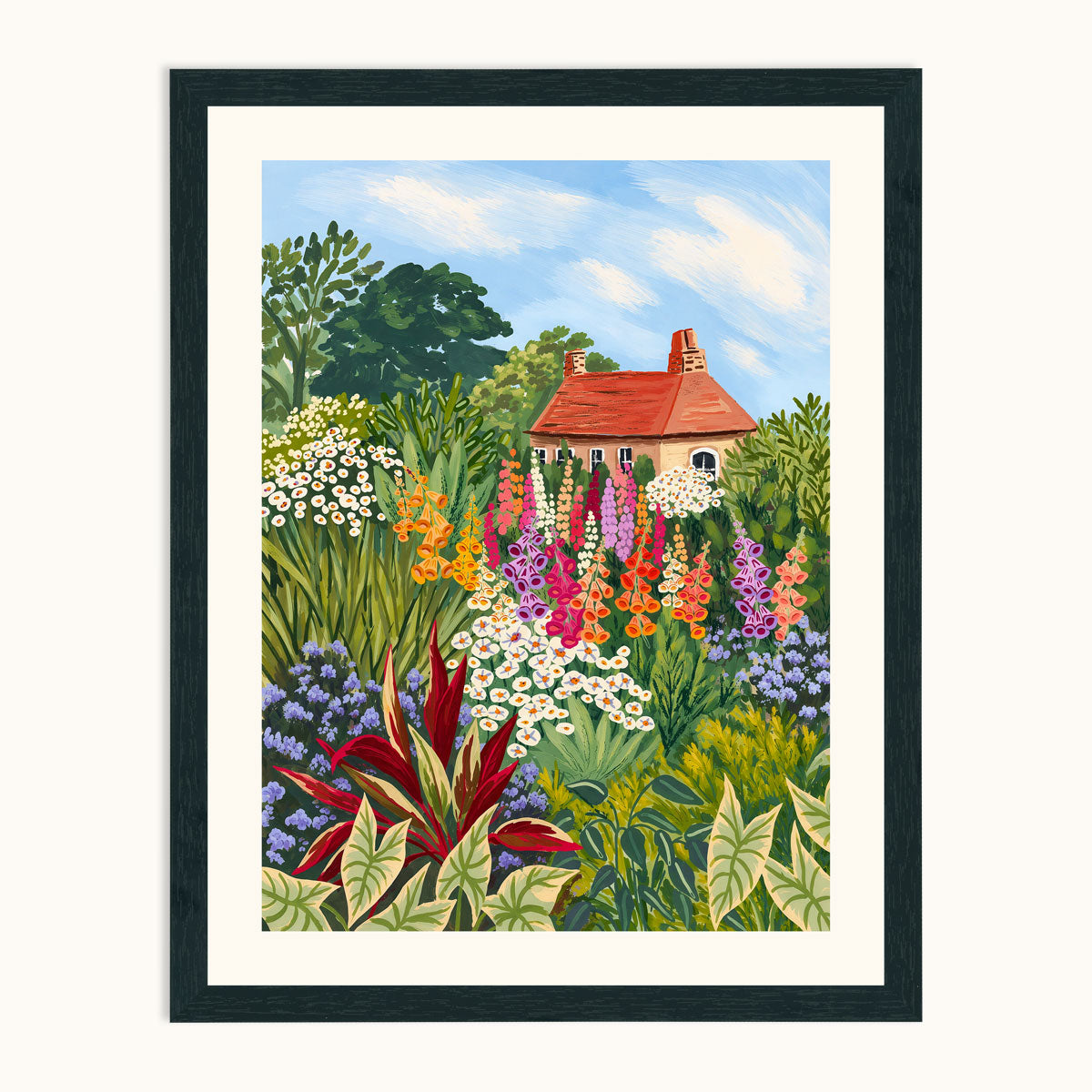 English Garden wall art