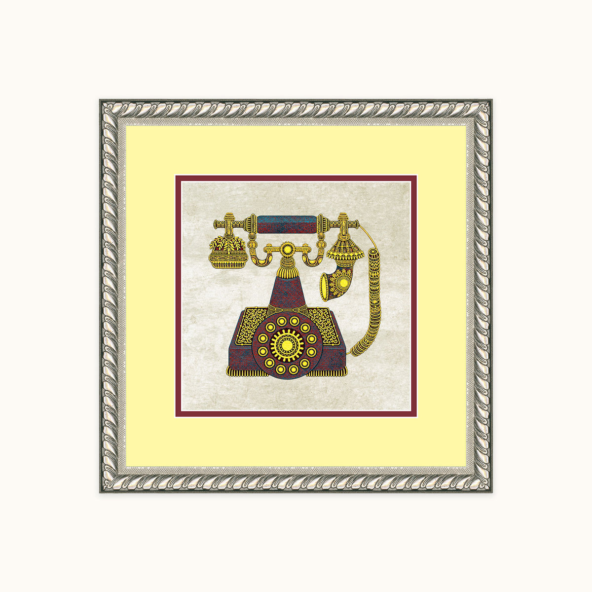 Royal Indian Telephone wall art