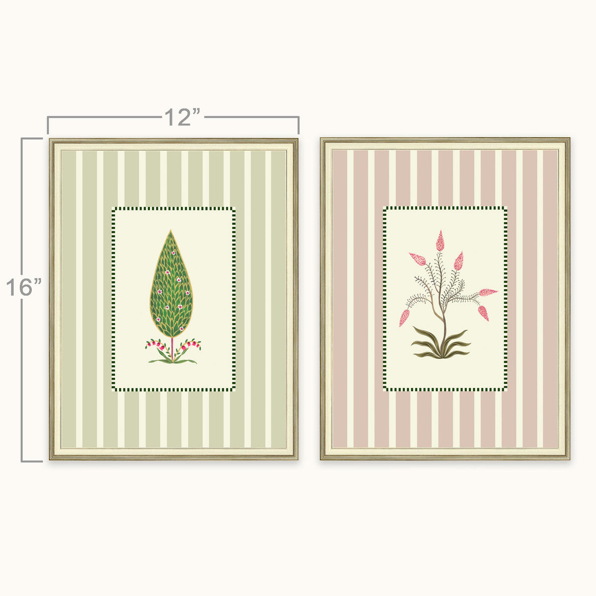 Indian Botanical Duo Wall art frame
