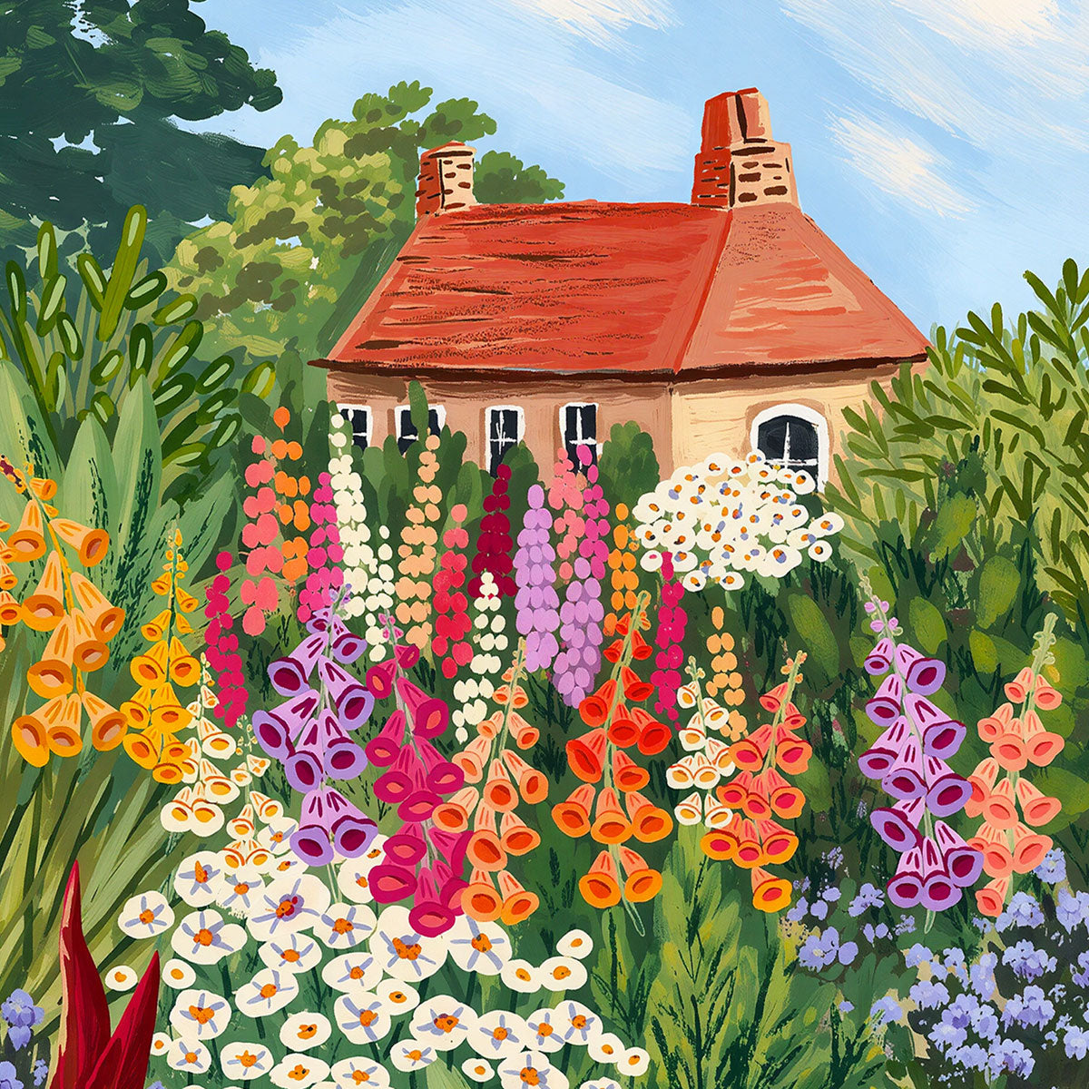 English Garden wall art