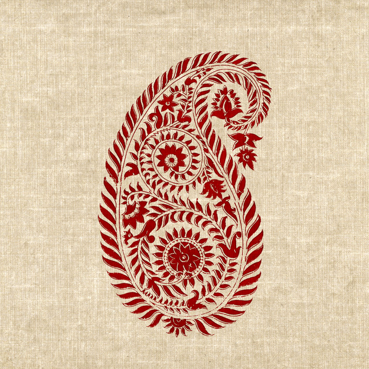 Sanganeri block print wall art