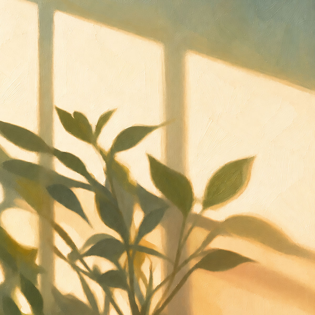 Golden Hour - Botanical wall art