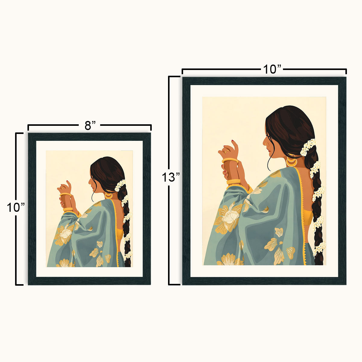 Sringar - Indian lady wall art