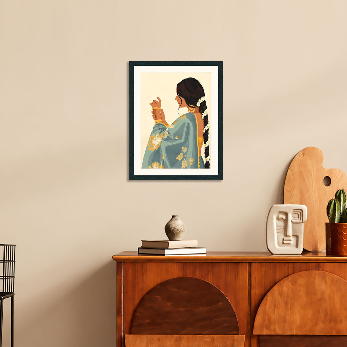 Sringar - Indian lady wall art