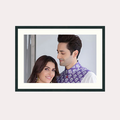 Urban Slim customized photo frame in Black colour size 12-9 inch