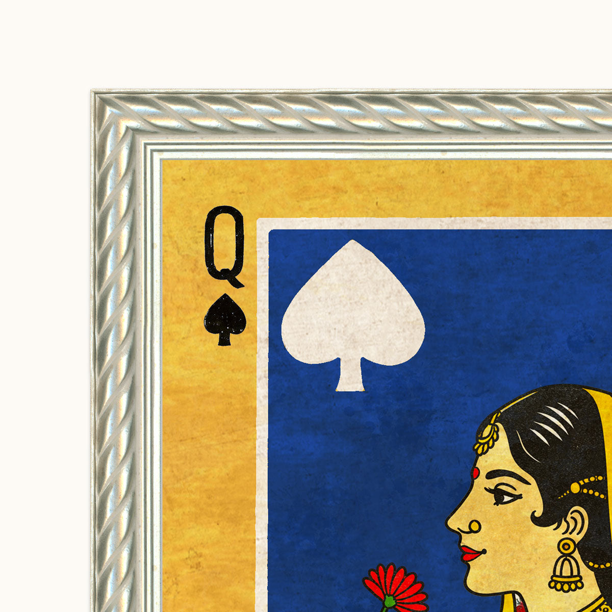 Indian Queen of spade wall art