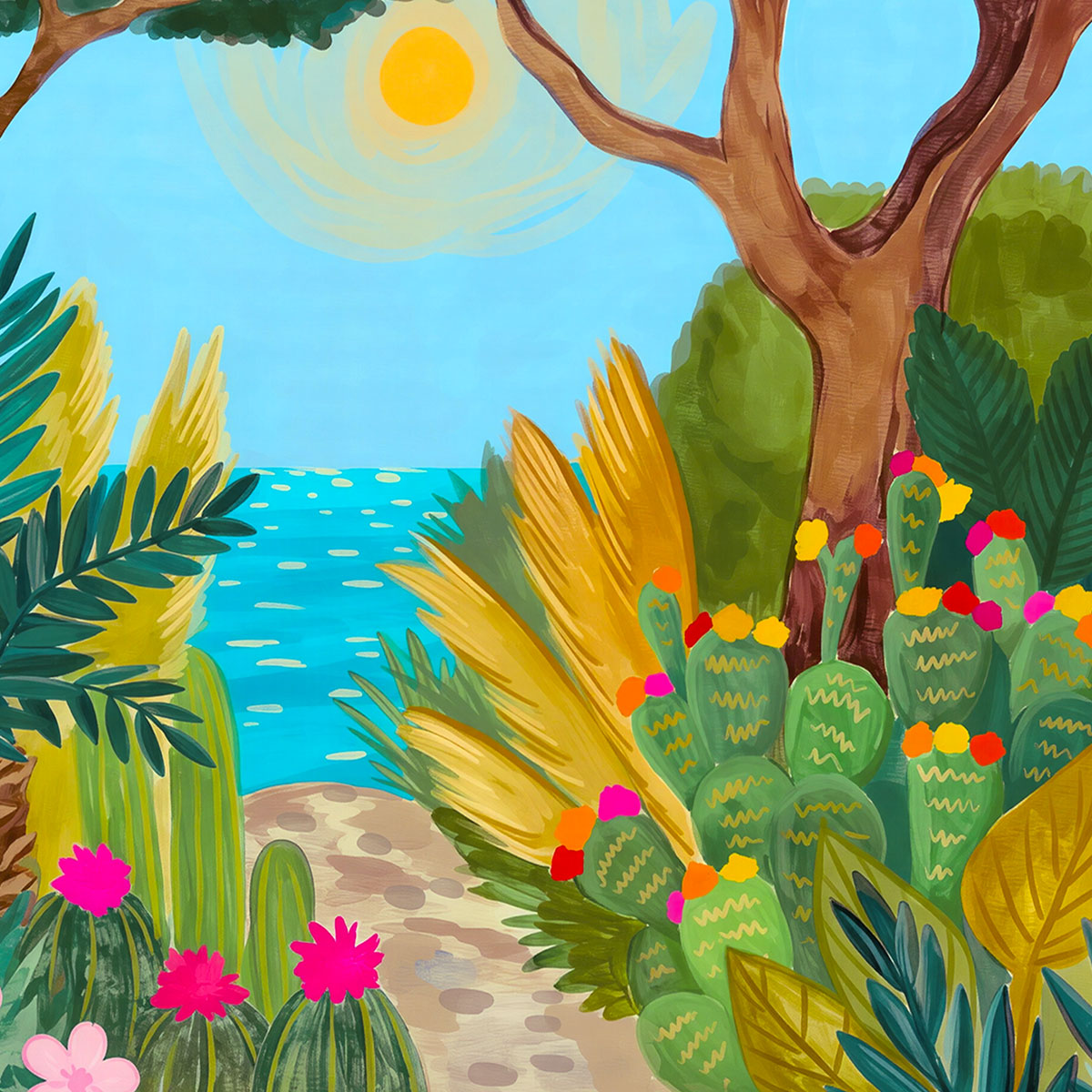 Sunny Beach-nature wall art