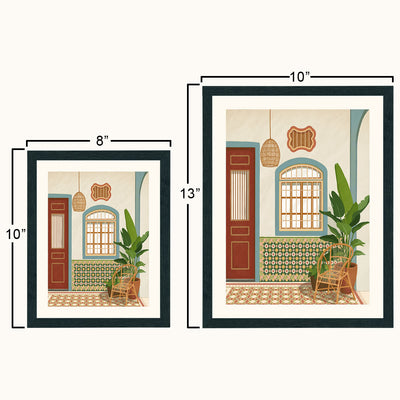 Indian Verandah wall art