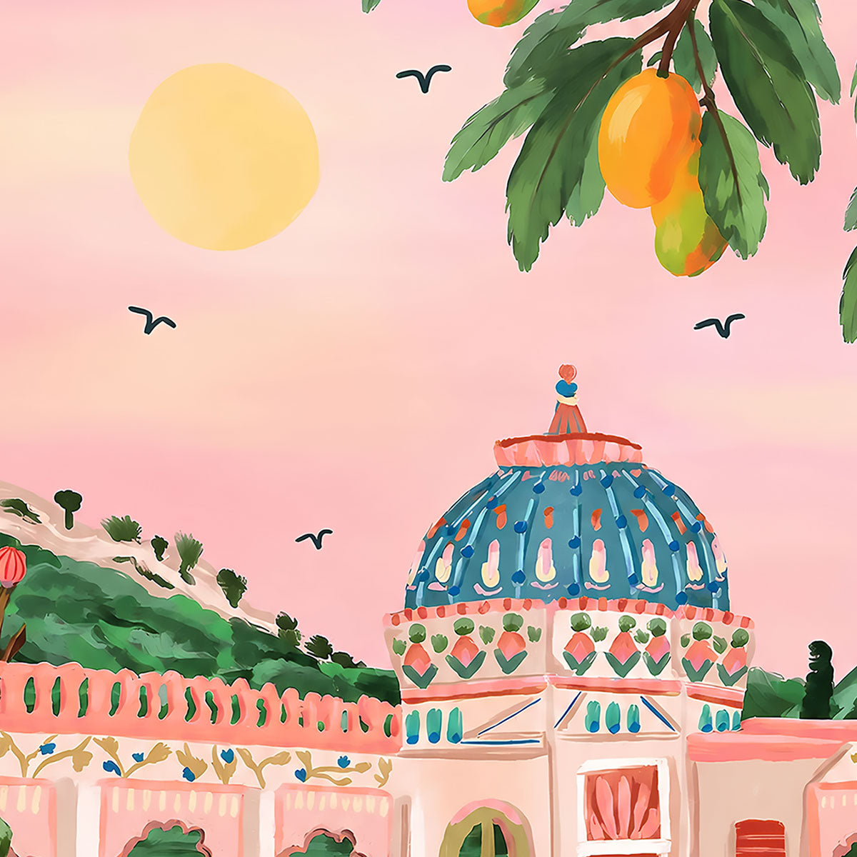 Indian Palace wall art
