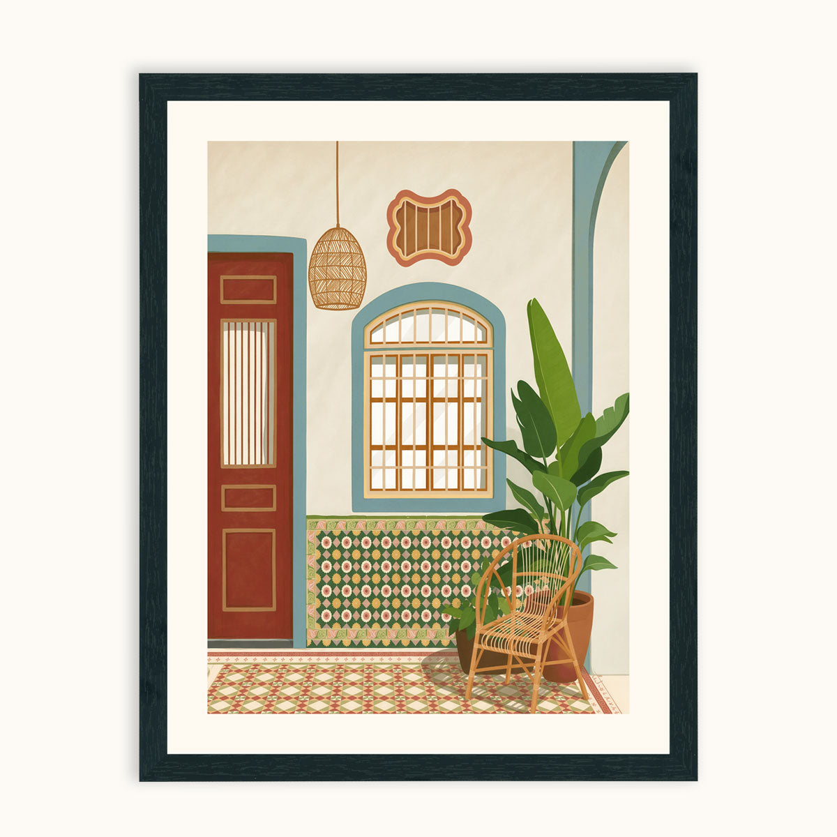 Indian Verandah wall art