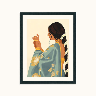 Sringar - Indian lady wall art