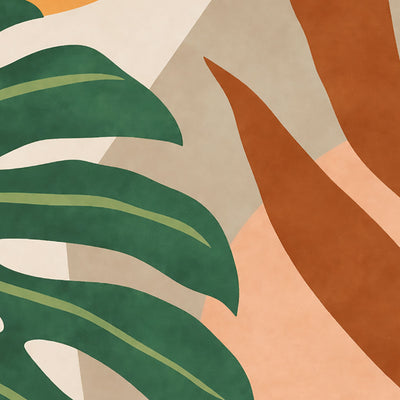 Boho tropical wall art