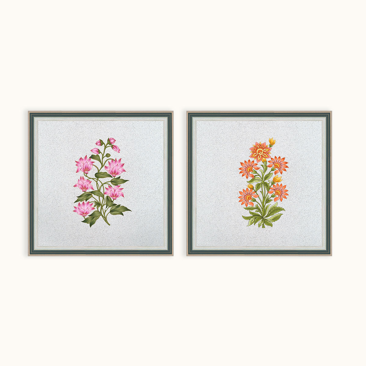 Botanical Elegance Duo wall art set
