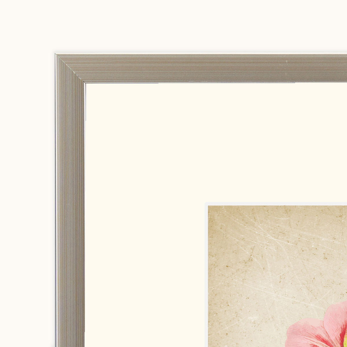 Vintage Geranium Blooms Wall Art