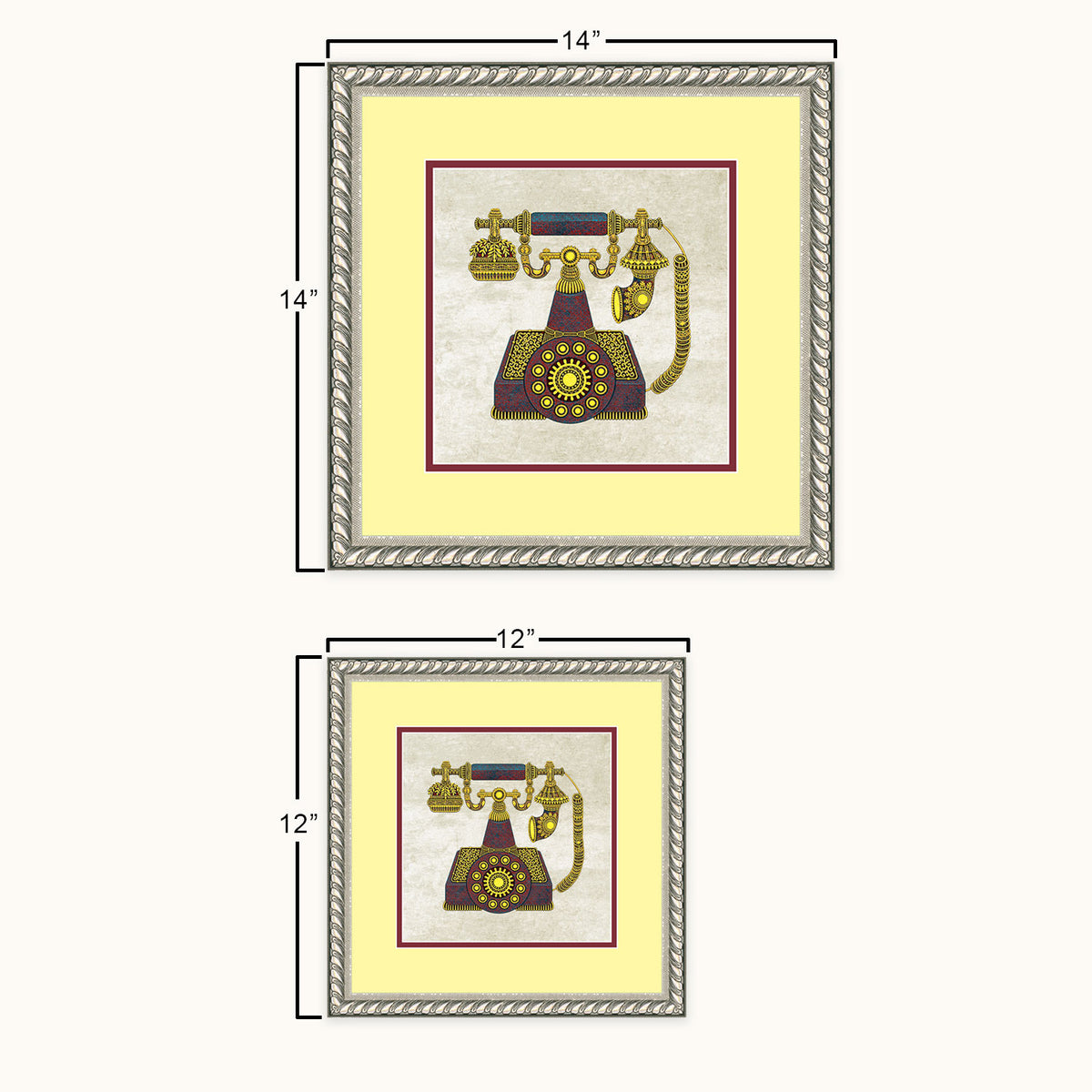 Royal Indian Telephone wall art