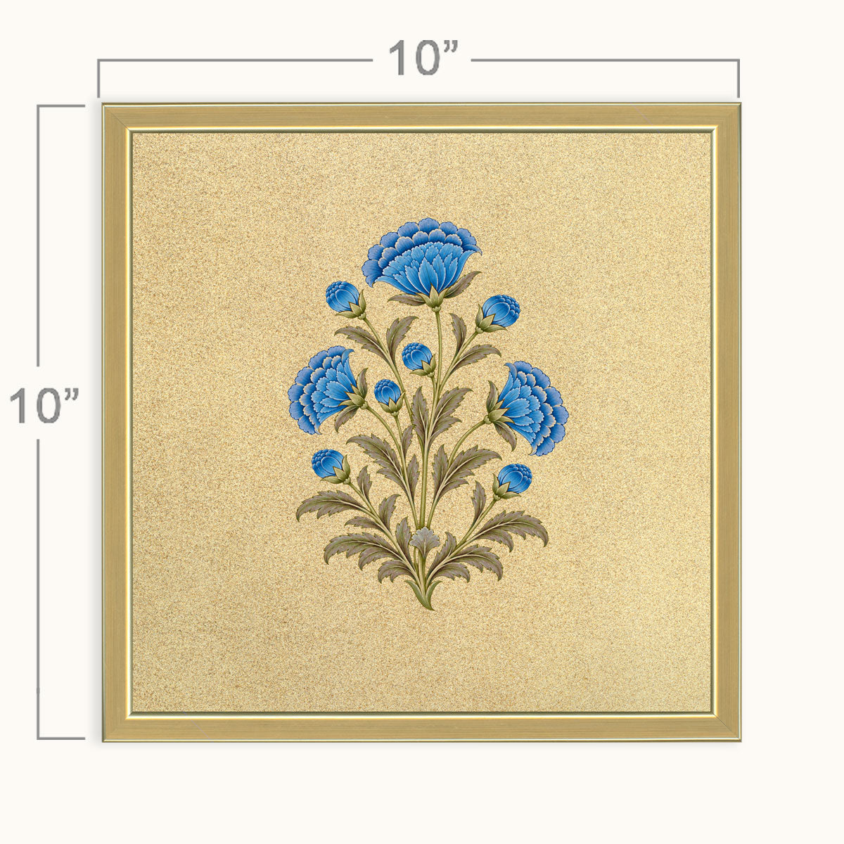 Azure Bloom – Floral Wall Art
