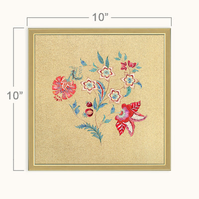 Scarlet Bloom – Traditional Floral Wall Art