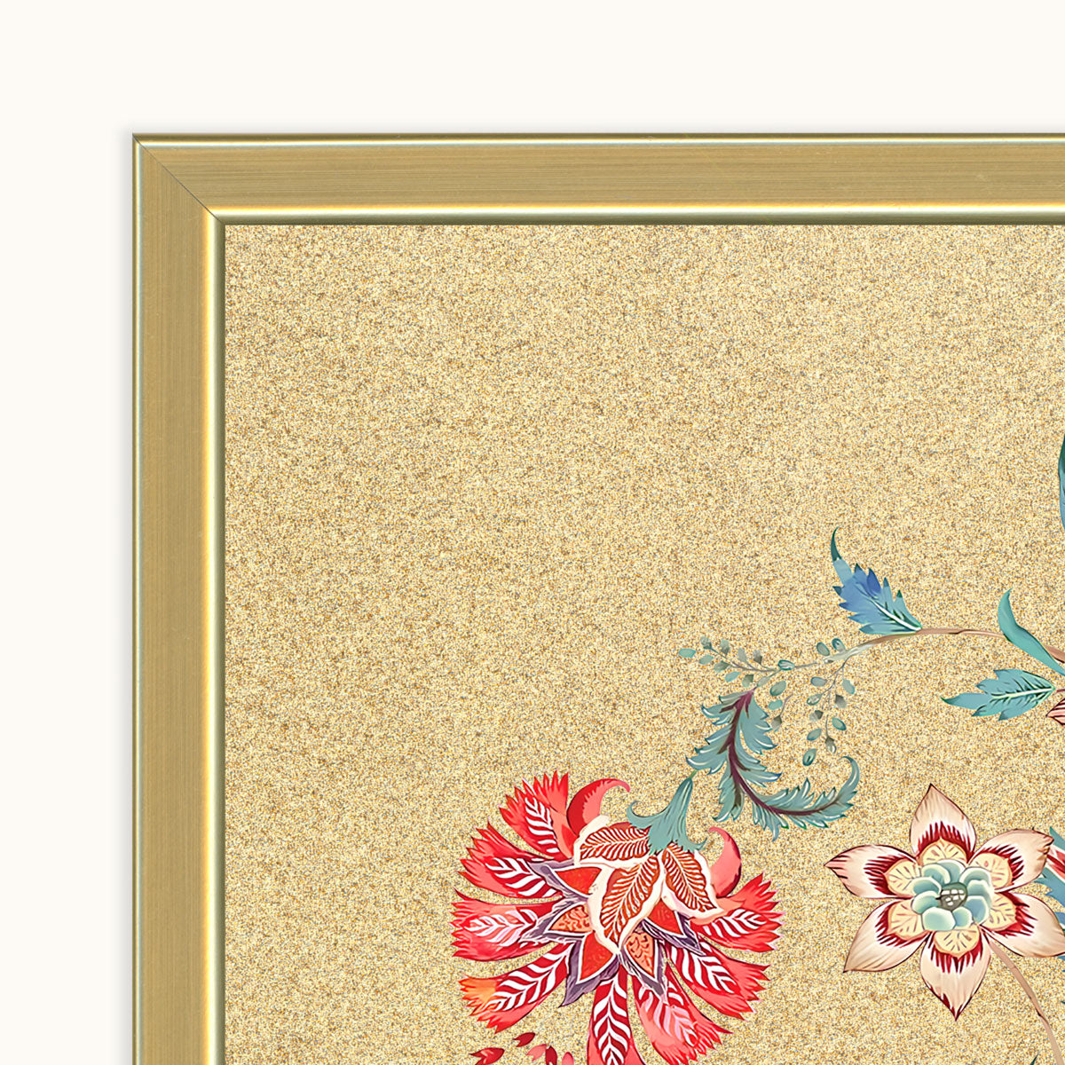 Scarlet Bloom – Traditional Floral Wall Art