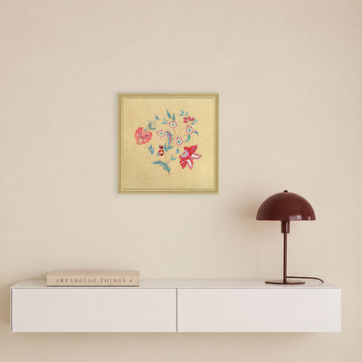 Scarlet Bloom – Traditional Floral Wall Art