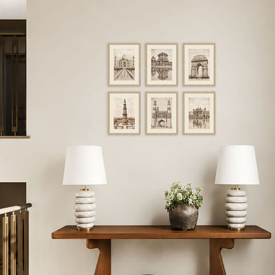 Heritage Monuments Indian heritage and architectural wall art frame