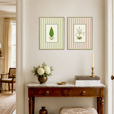 Indian Botanical Duo Wall art frame