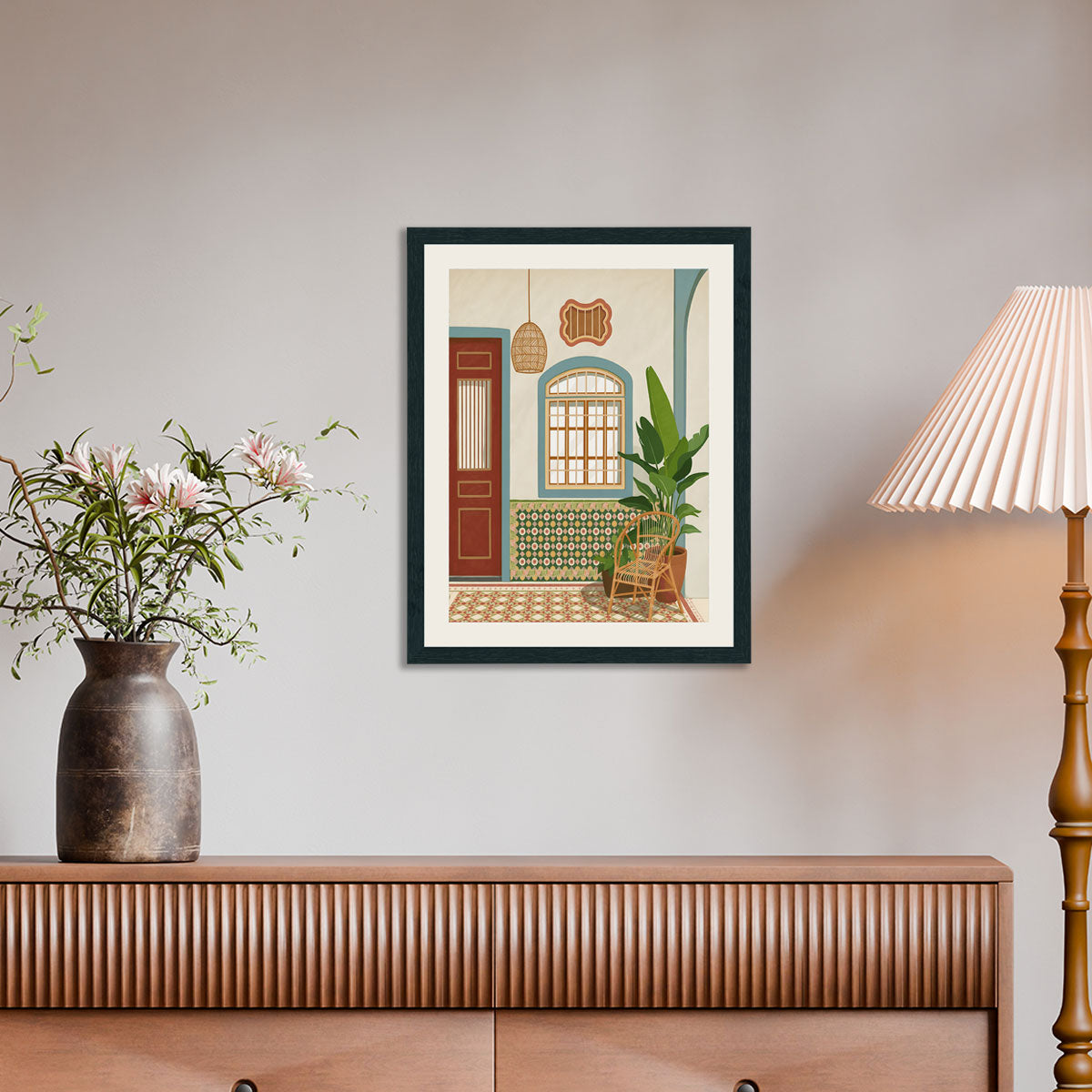 Indian Verandah wall art