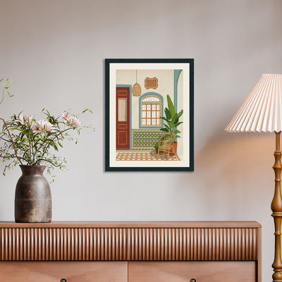 Indian Verandah wall art