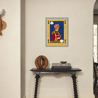 Indian king of spade wall art