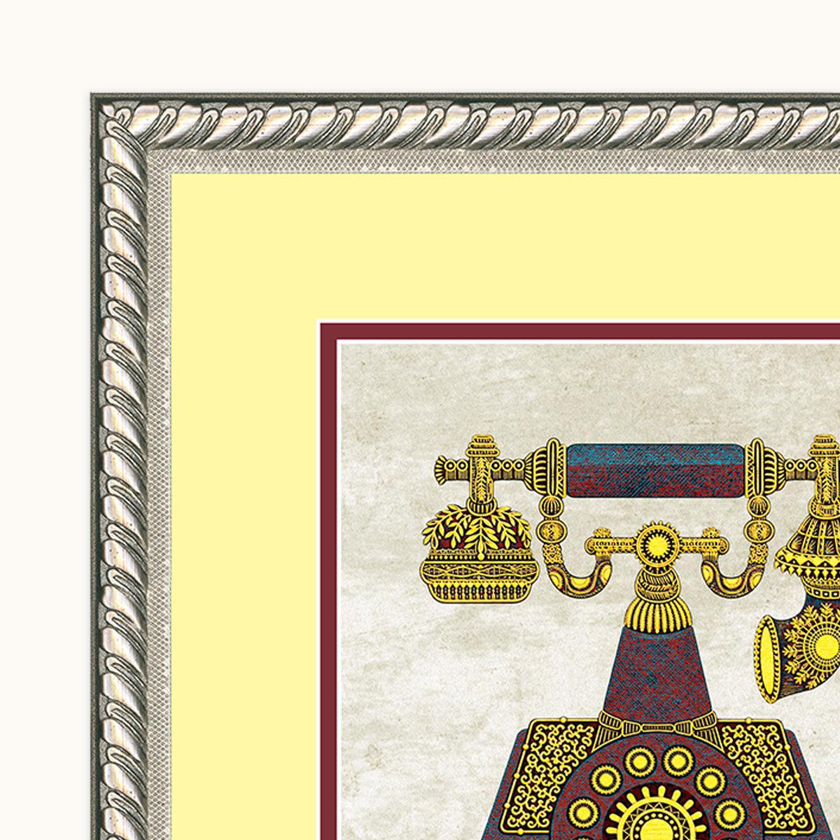 Royal Indian Telephone wall art