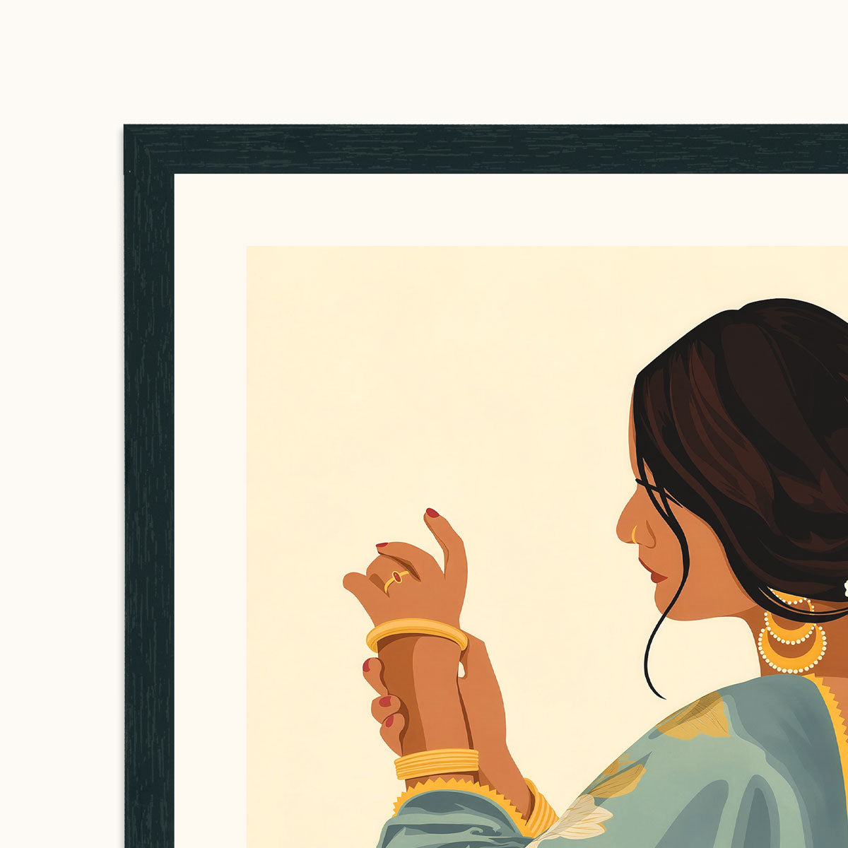 Sringar - Indian lady wall art