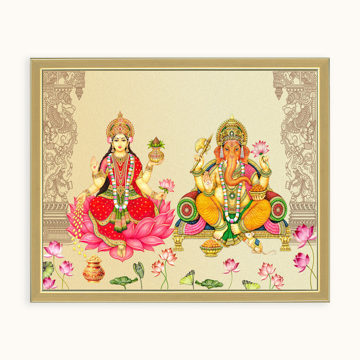 Laxmi - Ganesha Table-Top frame