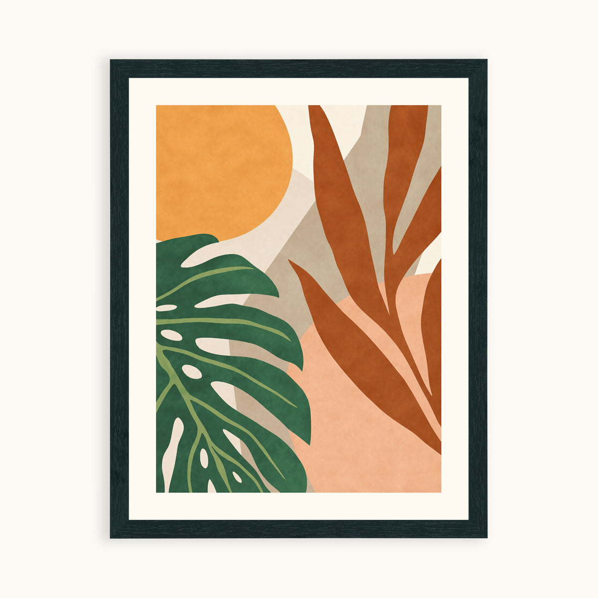 Boho tropical wall art