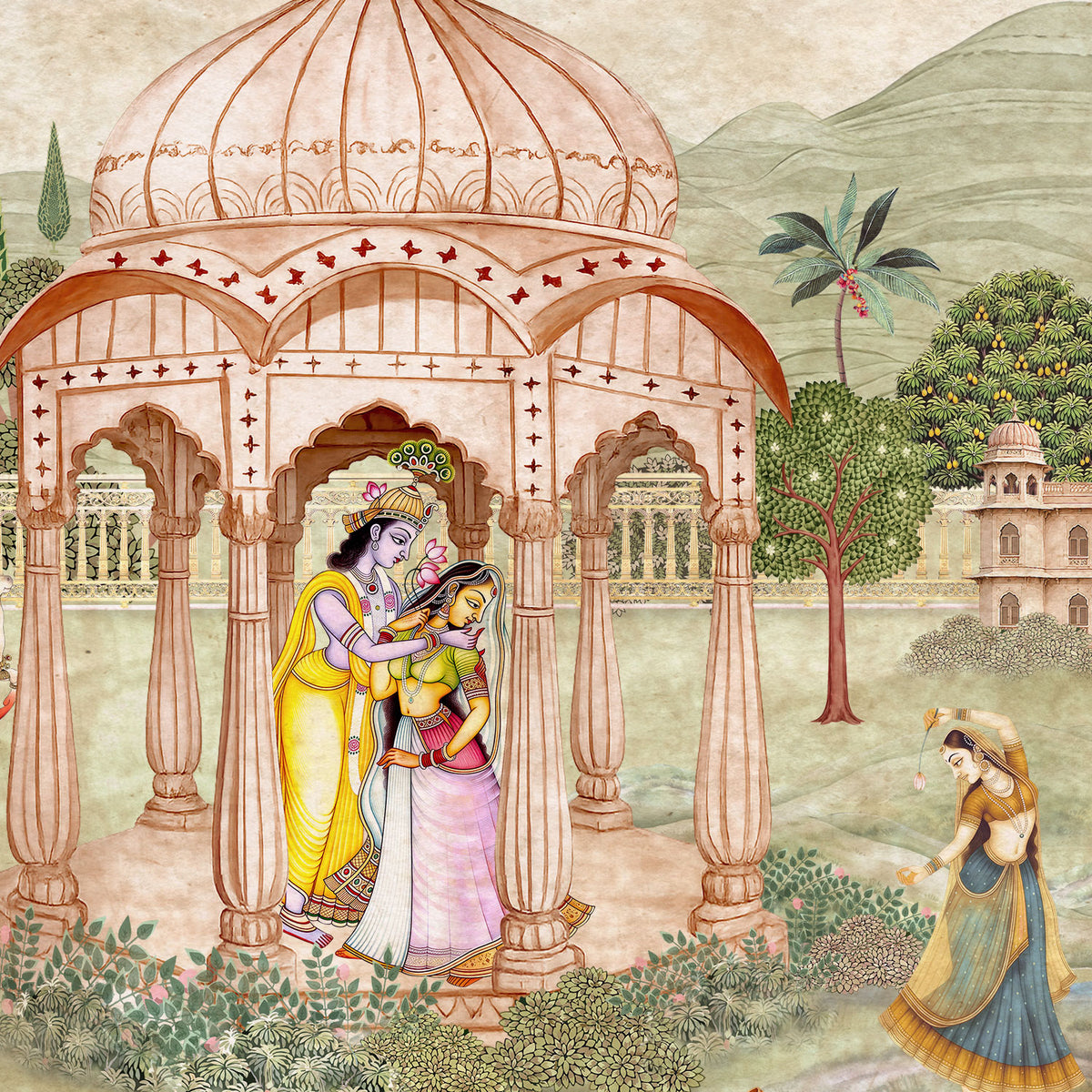 Raasleela Vrindavan wall art