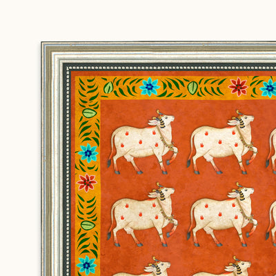 Gau Seva Wall Art