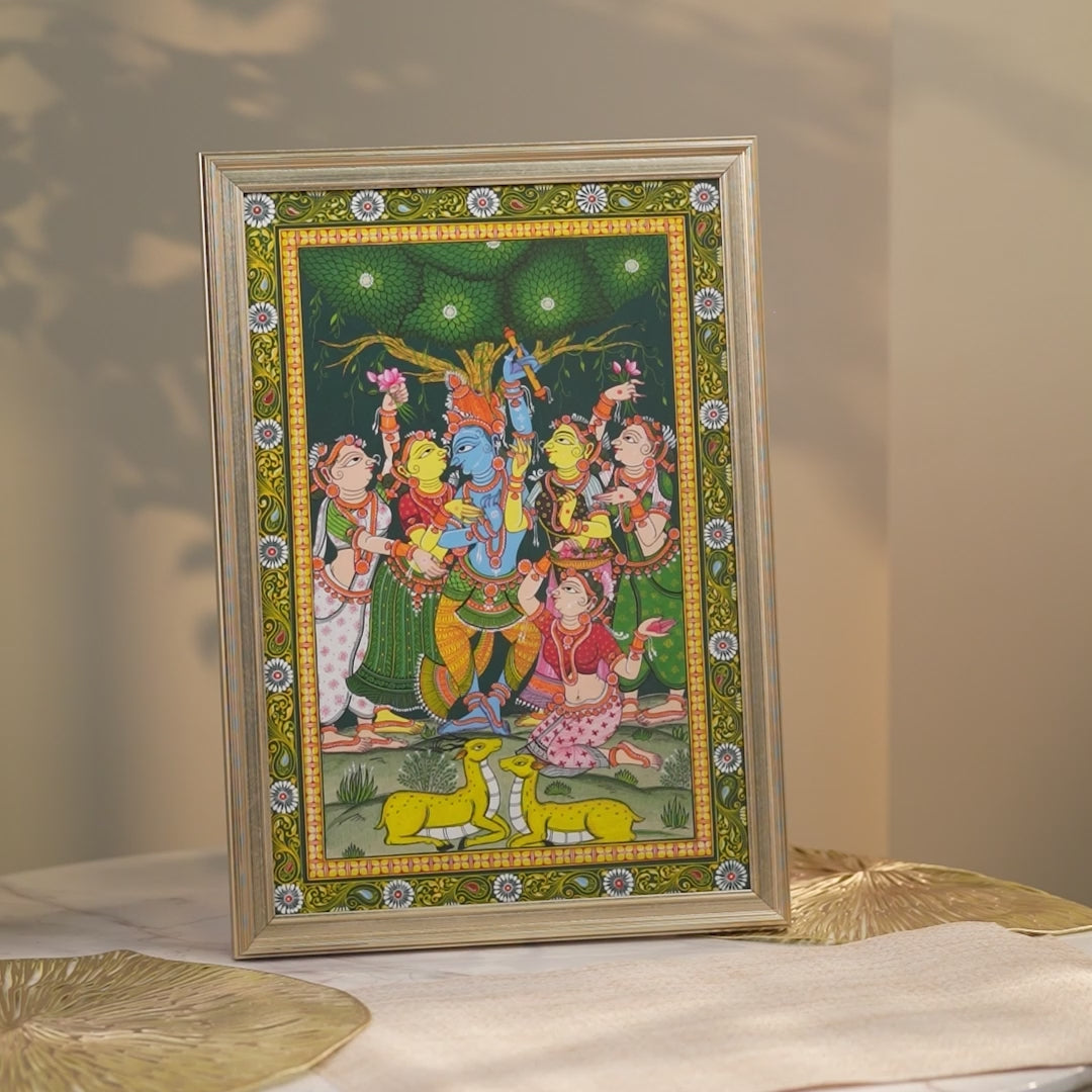 Load video: Divine Krishna Leela