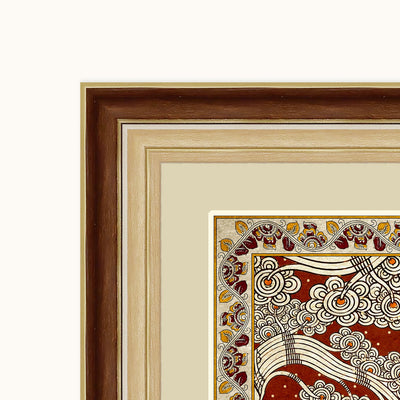 Shakti and Shiva Indian spiritual wall art frame