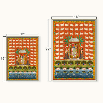Gau Seva Wall Art