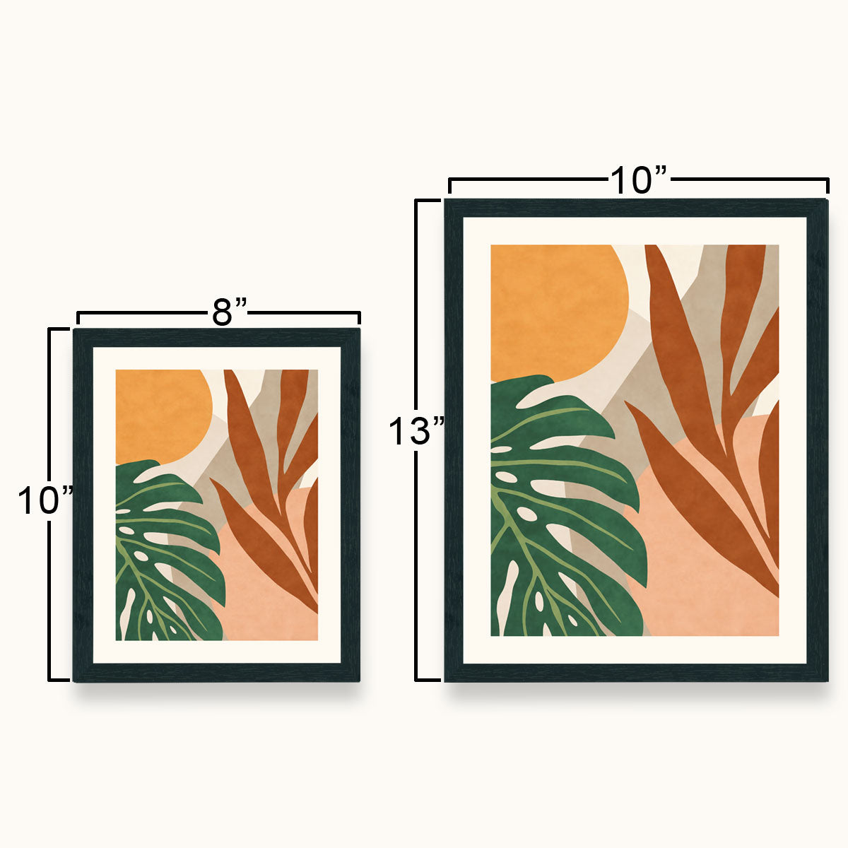 Boho tropical wall art