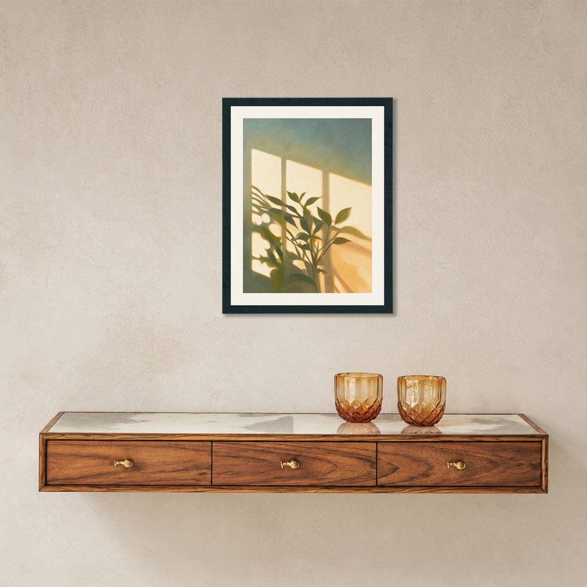 Golden Hour - Botanical wall art