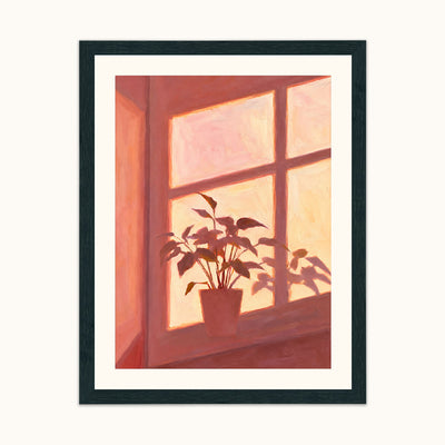 Sunlit Stillness-botanical wall art