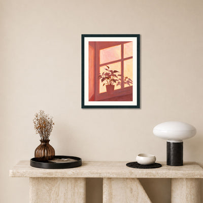 Sunlit Stillness-botanical wall art