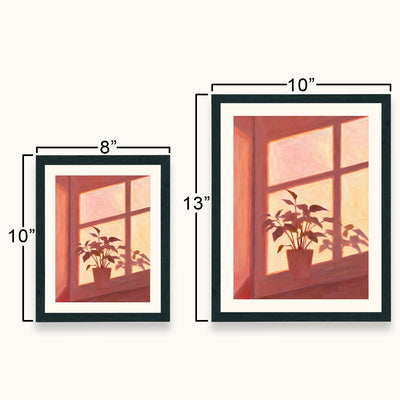 Sunlit Stillness-botanical wall art